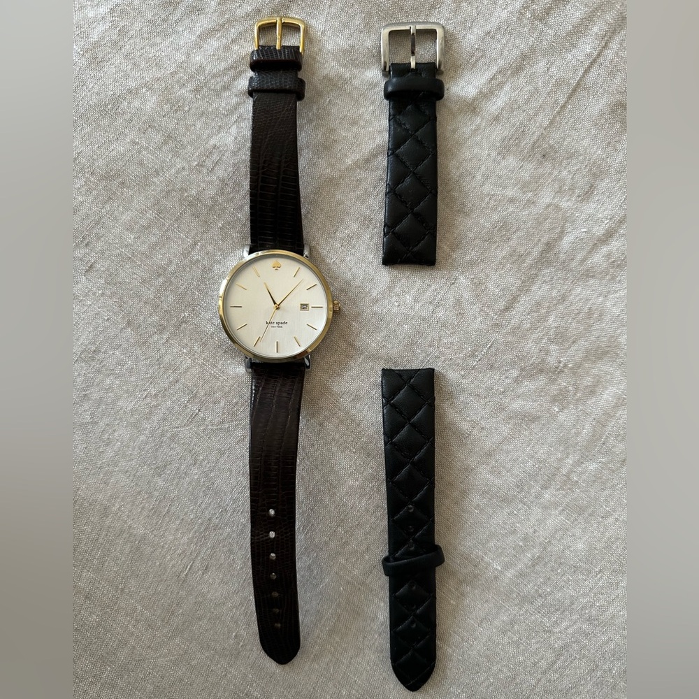 Kate Spade two-tone two-band watch